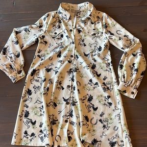 ASOS, size 0, button down dress/tunic, western style